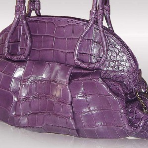 Genuine crocodile handbag