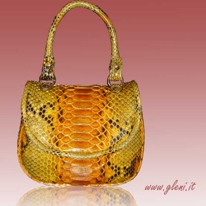 Evening small python handbag