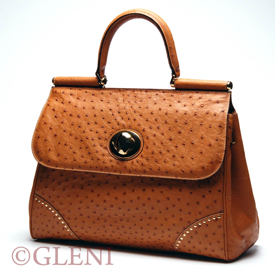 borse en Pelle, Bags, Stunning Borse En Pelle Ostrich Leather Bag Made In  Italy