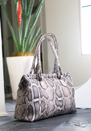 Passage Women's Crocodile & Snakeskin Pattern Tote Bag